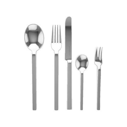 MEPRA Besteckset 6 Personen 30tlg. Gabel Messer Löffel Silbern EDELSTAHL