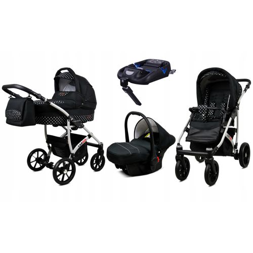 BabyLux® | Kinderwagen Bambimo | | Kombikinderwagen | Kinderwagenset | Isofix-Basisstation + Bugg