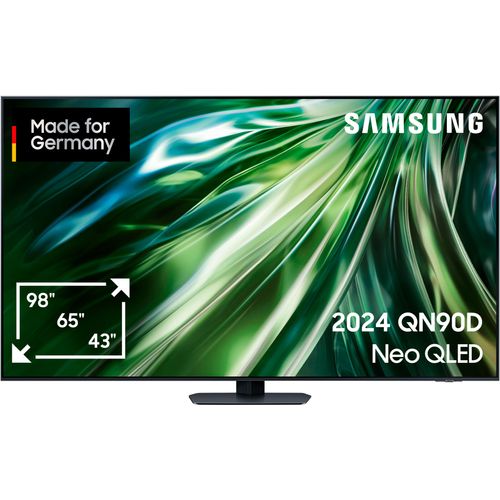 SAMSUNG QLED Mini LED-Fernseher, E (A-G), schwarz (titanschwarz), 75, Fernseher, Neural Quantum 4K AI Gen2 Prozessor, Gaming Hub, bis zu 144Hz