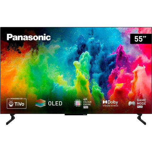 PANASONIC OLED-Fernseher "TB-55Z60AEG", F (A-G), schwarz, 55, Fernseher