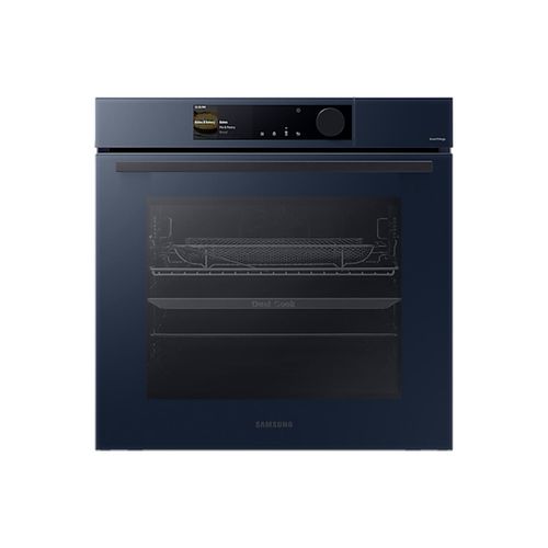 SAMSUNG Pyrolyse Backofen "NV7B6675CDN", A+ (A+++-D), blau, B:59,5cm H:59,6cm T:57,1cm, Backöfen, Dual Cook – Ein Ofen. Zwei Garräume. Maximale Flexibilität.