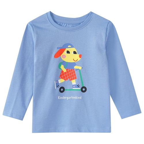 Kinder Langarmshirt mit Kindergarten-Motiv