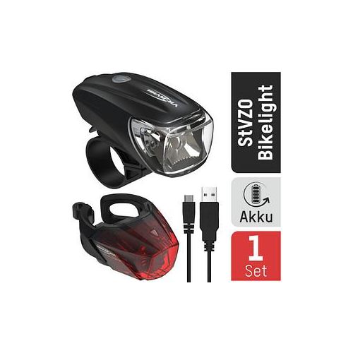 ANSMANN LED Fahrradbeleuchtung schwarz