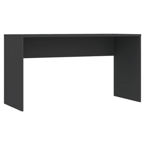 Hom`in Schreibtisch , Anthrazit , Holzwerkstoff , rechteckig , Wange , 73x54.4x135 cm , Büromöbel, Schreibtische, Schreibtische