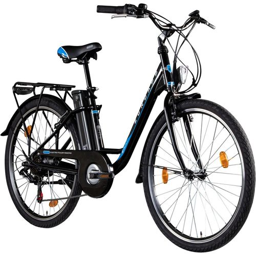 Z500 26 Zoll E-Bike Citybike Pedelec Tiefeinsteiger Damenfahrrad Heckantrieb