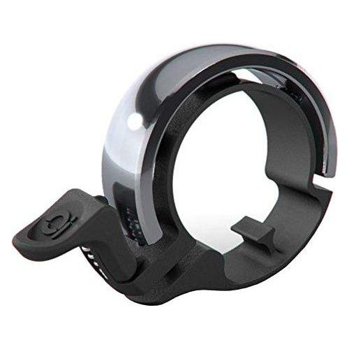 Knog Oi Classic Large Fahrradklingel 23,8 - 31,8 mm black/silver polished