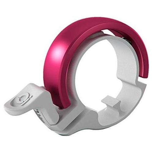 Knog Oi Classic Small Fahrradklingel 22,2 mm white/pink