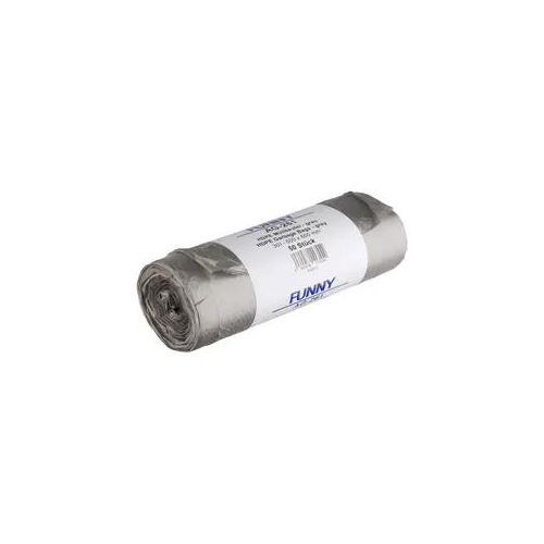 Müllbeutel, HDPE, grau - 30l (1 Rolle á 50 Stk.)