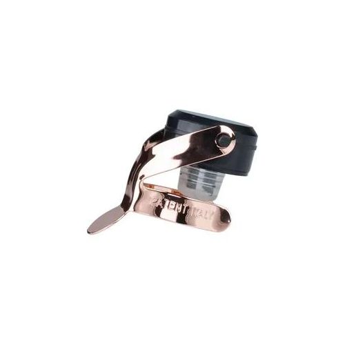 Sekt- / Champagnerflaschenverschluss Secure Bottle Sealer - schwarz-kupferfarben