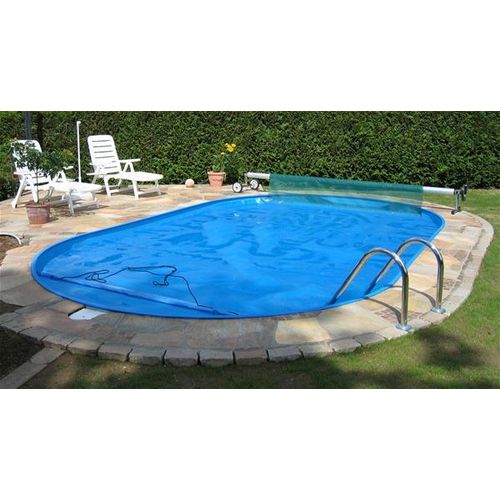 Pool / Stahlwandpool myPool Trend oval Sandfilter 450x250x120cm