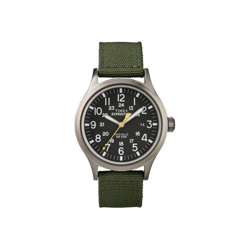Timex T49961 Expedition Scout Uhr mit grünem Nylonarmband