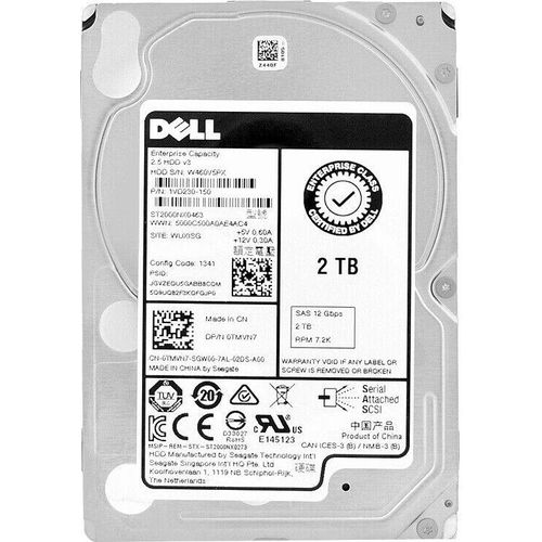 Dell Enterprise 2Tb 128MB 7200Rpm 2.5