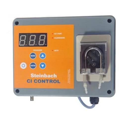 INTEX Poolzubehör - automatische Chlor Dosieranlage, Farbe: orange/grau; 18260