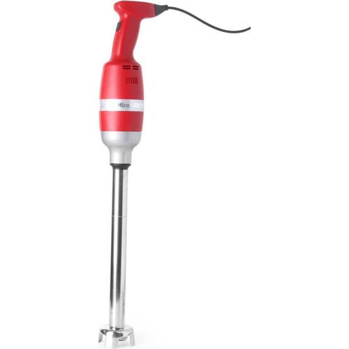 Stabmixer Hendi 500 - Geschwindkeit regelbar; Professionelle Ausführung; Gehäuse aus faserverstärktem Nylon; Edelstahlstab und -messer; Leicht zu reinigen; Elektronisches Steuerungsfeld (9 Stufen); Stablänge: 500 mm; Geeignet für bis zu