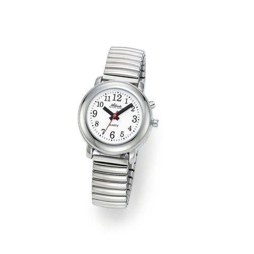Atlanta Sprechende Armbanduhr, Quartz, Metallband; 8915-19