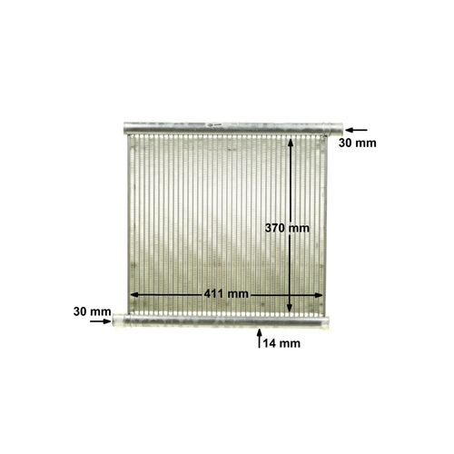 Kühler, Motorkühlung BEHR *** PREMIUM LINE *** von Mahle (CR 1124 000P) Wärmetauscher Kühlung Motorkühler
