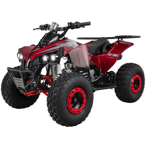 Actionbikes Motors Benzin Kinderquad S-10 - 125 ccm - Pocketquad (Metallic/Rot)