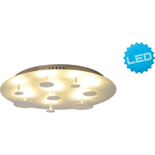 Näve LED Wand- und Deckenleuchte d: 50cm - Material: Metall - Farbe: silber; 1265759