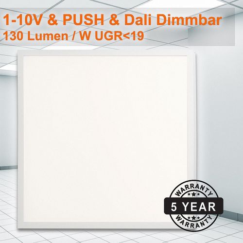 LED Einlegepanel 62x62 38W (W) Weiß UGR19 1-10V&Dali