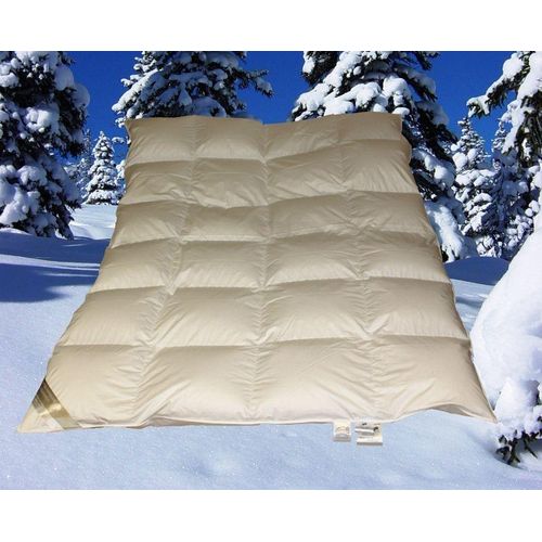 Premium 6cm Winter Hochsteg Daunendecke Daunenbett 4x6 155x200 cm 100% Daunen
