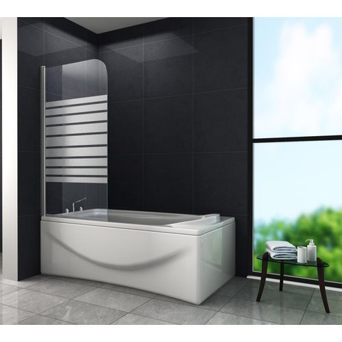 Duschtrennwand WELLNESS-FROST 80 x 140 cm (Badewanne)