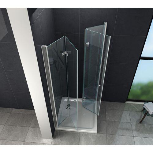 Duschkabine CLAP 90 x 90 x 180 cm ohne Duschtasse