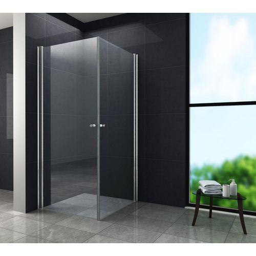 Duschkabine SPA 90 x 90 x 195 cm inkl. Duschtasse