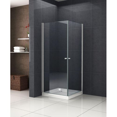 Duschkabine DETO 90 x 90 x 190 cm ohne Duschtasse