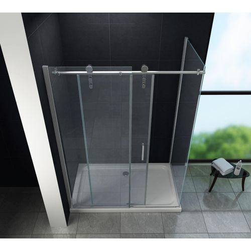 Duschkabine LARGOS 160 x 90 x 195 cm ohne Duschtasse