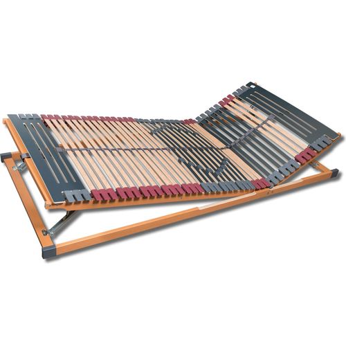 7 Zonen Lattenrost Rhodos KF Kopf- und Fußteil verstellbar 44 Leisten Mittelgurt 80x220 cm