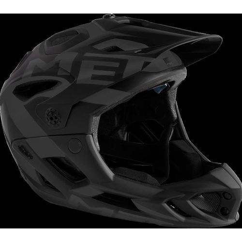 Met Parachute Downhillhelm Schwarz S Schwarz S