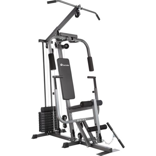 Kraftstation home gym mit Bankdrückmodul - schwarz