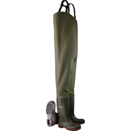 Dunlop Stiefel Acifort Wathose grün Gr. 41
