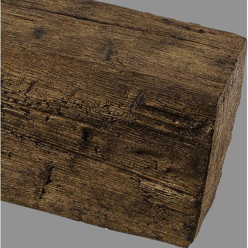 HOMESTAR Deckenbalken Eiche dunkel, Holz Imitat, 20 x 13 cm, Länge 4 m