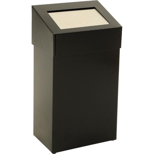 Abfallbehälter mit Pushdeckel 18 Liter schwarz (31719624)