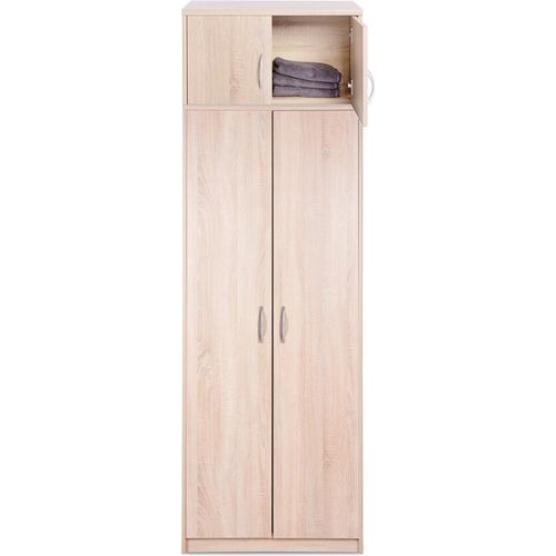 Mehrzweckschrank Koblenz 113 mit Aufsatz Eiche Sonoma 74x224x35 cm
