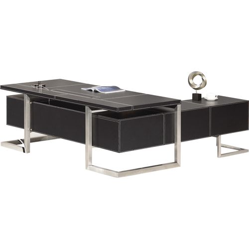 Chefschreibtisch VENEDIG links schwarz
