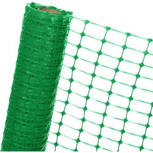 Absperrzaun 1,2m Bauzaun Zaun Baustellenzaun 120g/m² in versch. Farben – grün / 100 Meter