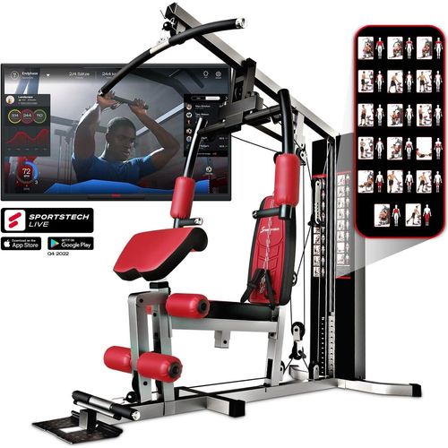 Sportstech Kraftstation HGX100 | 40in1 Multifunktion | 12 Gewichtsblöcke