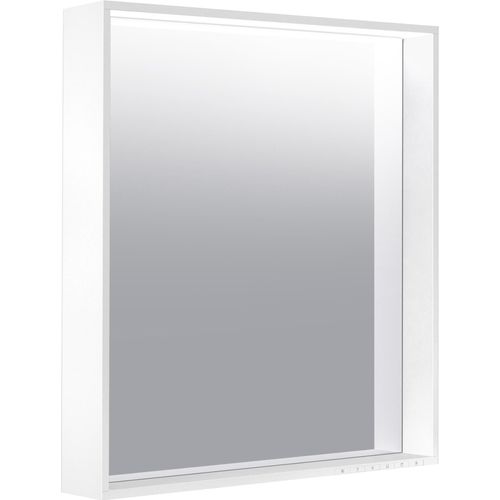 Keuco Lichtspiegel X-LINE mit Spiegelheizung 650 x 700 x 105 mm trüffel