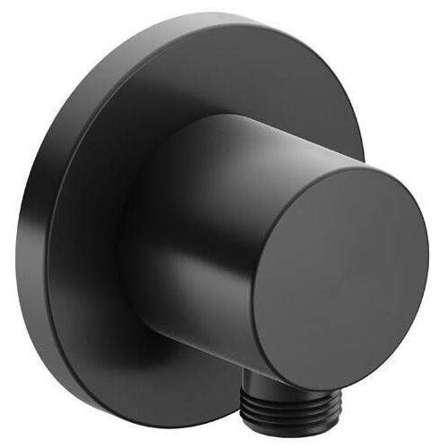 Keuco Schlauchanschluss IXMO DN 15 Rosette rund schwarzchrom gebürstet