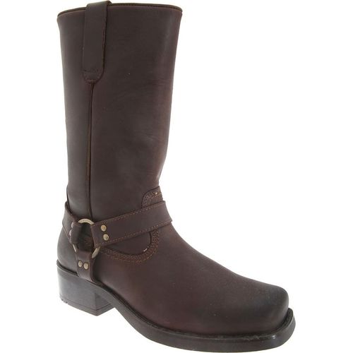 Gringos Herren Harley Western Harness Leder Stiefel DF578 (43 EU) (Dunkelbraun)