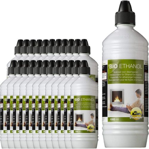 24 Liter Hochleistungs Bioethanol / Bioalkohol für Ethanol Kamine (Hergestellt in Deutschland)