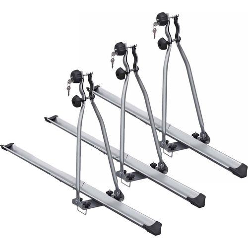 3x Huggy Fahrradträger Dach Fahrradhalter Dachfahrradträger Fahrrad Halter abschließbar