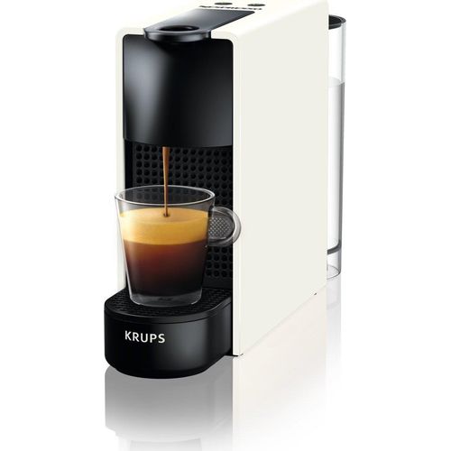 KRUPS NESPRESSO YY2912FD ESSENZA MINI Kapsel-Espressomaschine - Weiß - Druck 19 bar