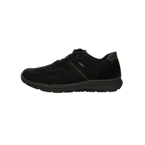 Herren Schnürschuh schwarz aus Leder von Größe 41 bis 46