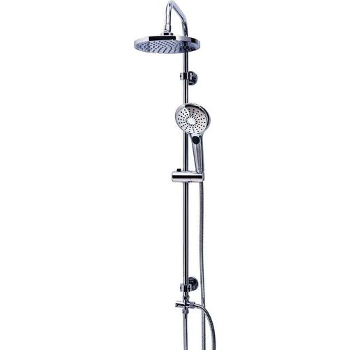 RIDDER Duschset Regendusche und Massage-Duschkopf Bahamas Chrom 91440