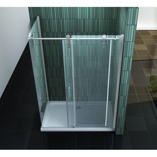 Duschkabine SUPERO 150 x 90 x 195 cm ohne Duschtasse