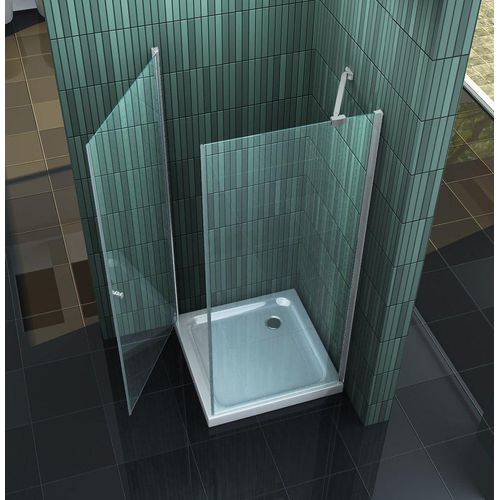 Duschkabine CASA-ONE 90 x 90 x 190 cm ohne Duschtasse