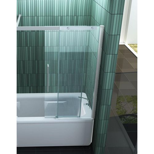 Schiebetür-Duschtrennwand BATCH 120 x 150 (Badewanne)